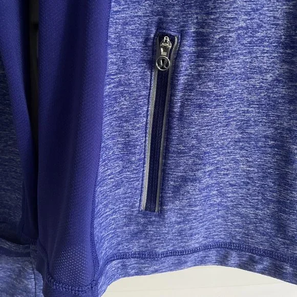 Lululemon Star Runner Pullover Pigment Blue size 6 rare